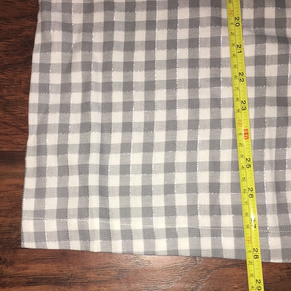 NWT Talbots Gray and white Gingham Pj set - Picture 4 of 12